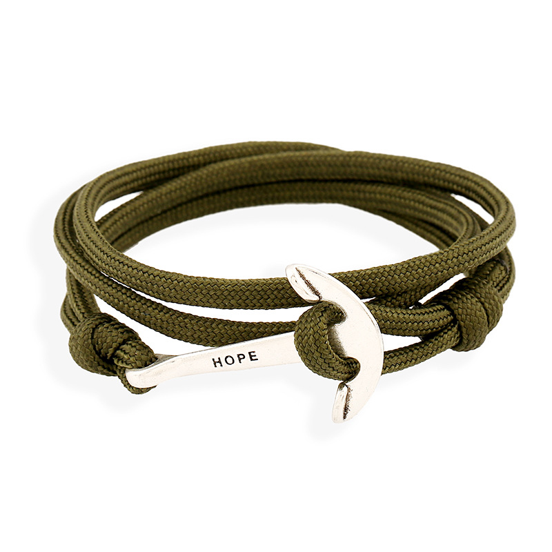 Браслет California Anchor Green