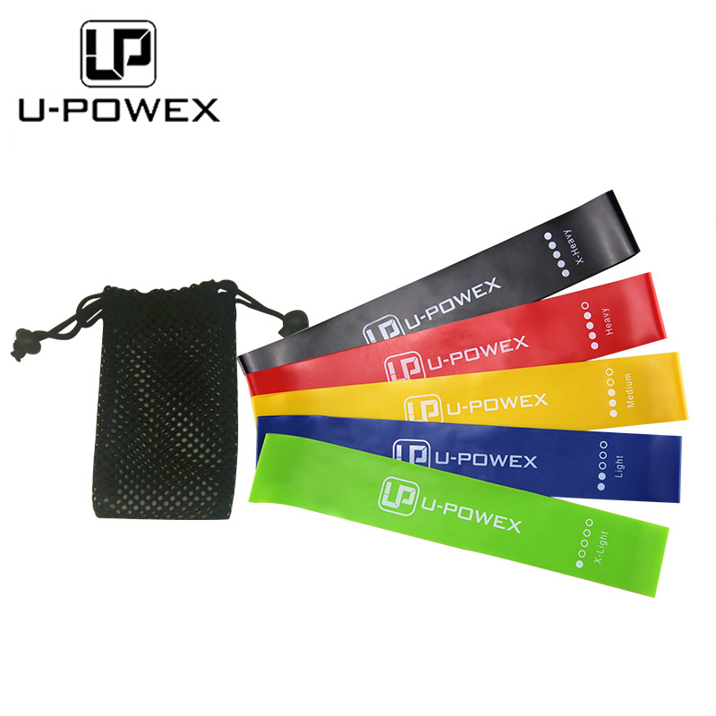 Фитнес резинки U-POWEX (Комплект из 5 штук)